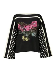 "BLUGIRL Blusen im Sale | BLUGIRL RH1126-MA699_NERO_B3994 online kaufen"|Planet-Deluxe