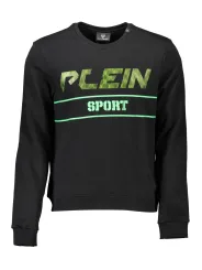"Plein Sport Startseite im Sale | PLEIN SPORT SWEATSHIRT OHNE REISSVERSCHLUSS HERREN SCHWARZ online kaufen"|Planet-Deluxe