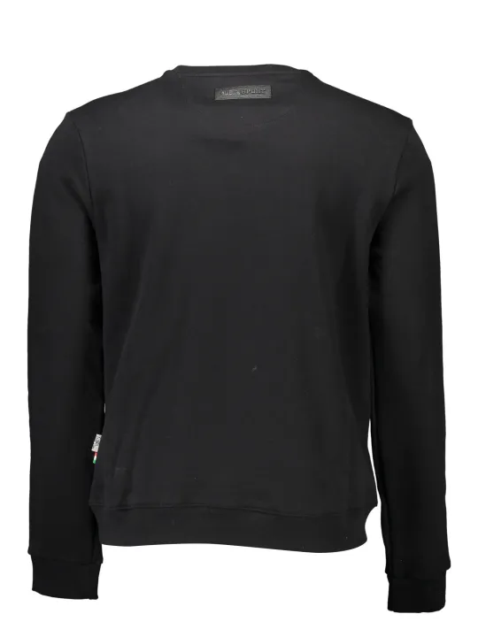 "Plein Sport Startseite im Sale | PLEIN SPORT SWEATSHIRT OHNE REISSVERSCHLUSS HERREN SCHWARZ online kaufen"|Planet-Deluxe