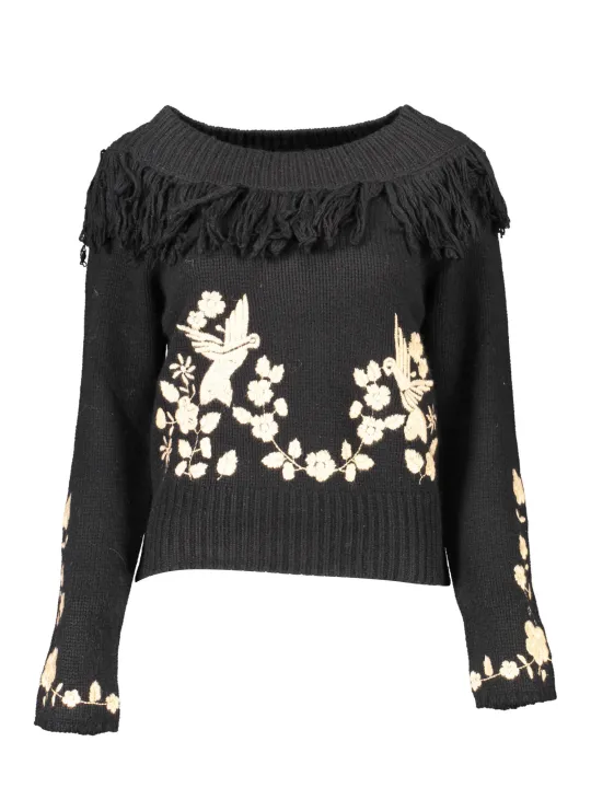 "BLUGIRL Blusen im Sale | BLUGIRL RH1078-MA87L_NERO_22222 online kaufen"|Planet-Deluxe