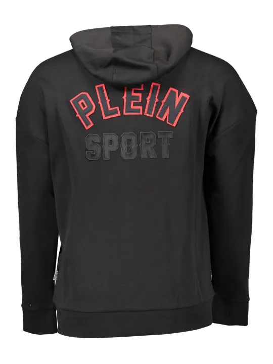 "Plein Sport Startseite im Sale | PLEIN SPORT SWEATSHIRT MIT REISSVERSCHLUSS MANN SCHWARZ online kaufen"|Planet-Deluxe