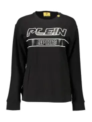 "Plein Sport Startseite im Sale | PLEIN SPORT SWEATSHIRT OHNE REISSVERSCHLUSS DAMEN SCHWARZ online kaufen"|Planet-Deluxe
