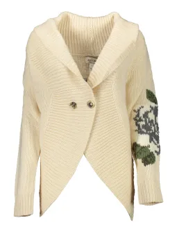 Eleganter Blugirl Cardigan Beige - Stilvolle Damenbluse