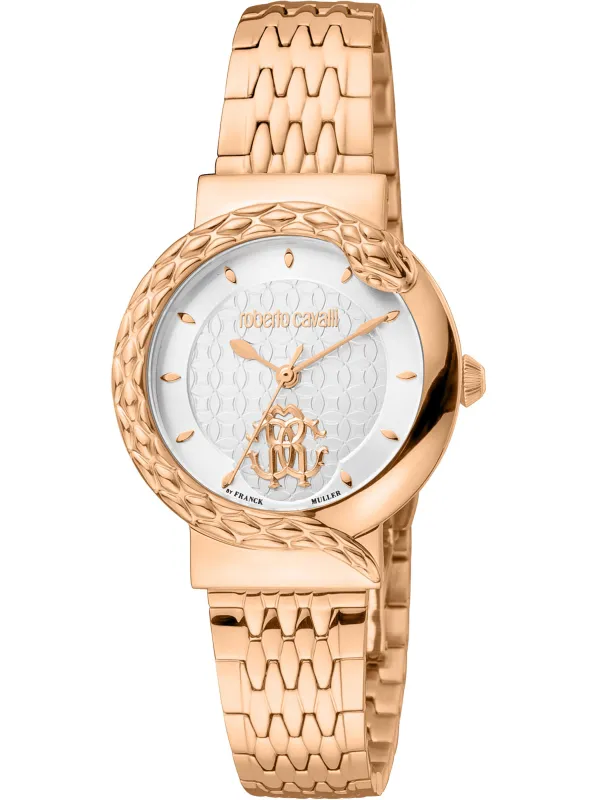 Goldene Roberto Cavalli Damenuhr Gelb Goldene Roberto Cavalli Damenuhr Gelb