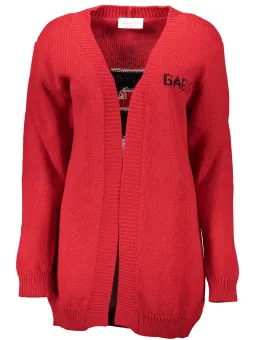 Gaelle Paris Rote Strickjacke - Elegante Damenbluse