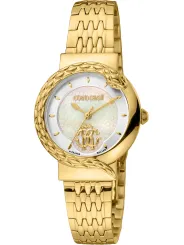Goldene Roberto Cavalli Gelbe Uhr