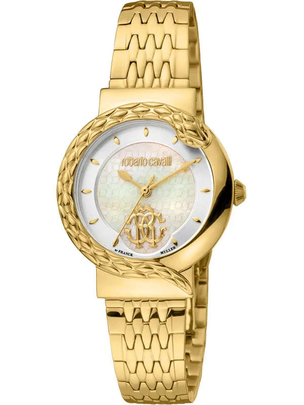 Goldene Roberto Cavalli Gelbe Uhr Goldene Roberto Cavalli Gelbe Uhr