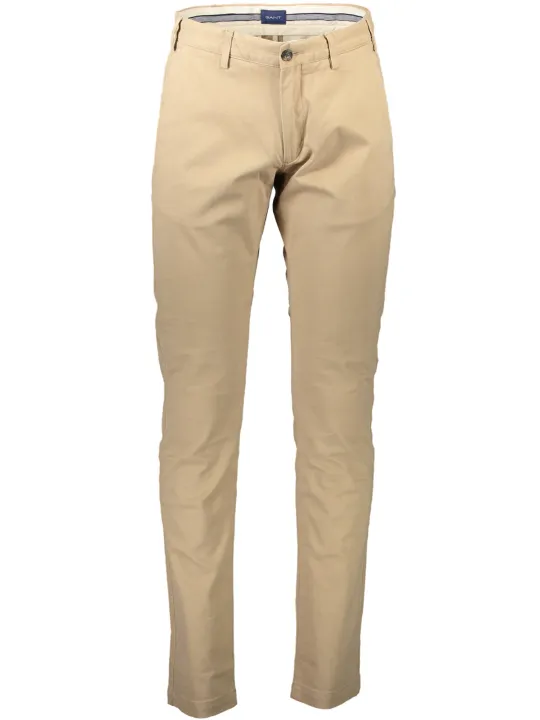 "GANT Hosen im Sale | GANT Slim Fit Chinos Beige Dark Khaki online kaufen"|Planet-Deluxe