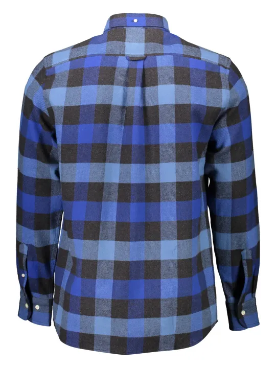 GANT Herren Langarmhemd Crisp Blue – Stilvoll & Komfortabel