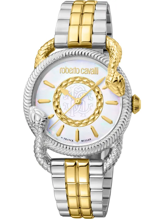 Goldene Roberto Cavalli Franck Muller Uhr