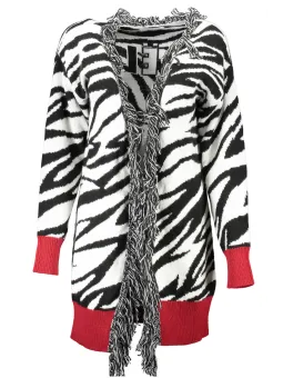 "Zebra Chic Strickjacke - Gaelle Paris: Eleganz & Stil"