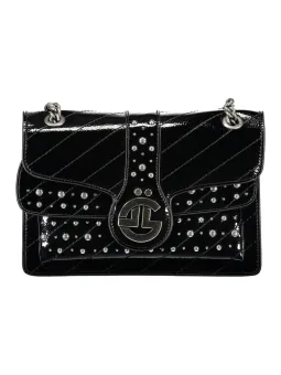 Luxus Handtasche Gaelle Paris: Schwarz & Kristall Eleganz