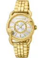 Gelbe Roberto Cavalli Gold Uhr