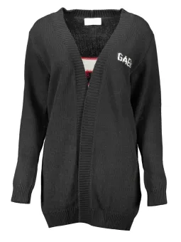 Gaelle Paris Elegante Schwarze Strickjacke für Damen