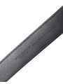 Belts Black Leather Silver Rectangle Buckle Belt 900,00 € 8052145866661 | Planet-Deluxe