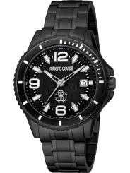 Schwarze Keramik Roberto Cavalli Uhr