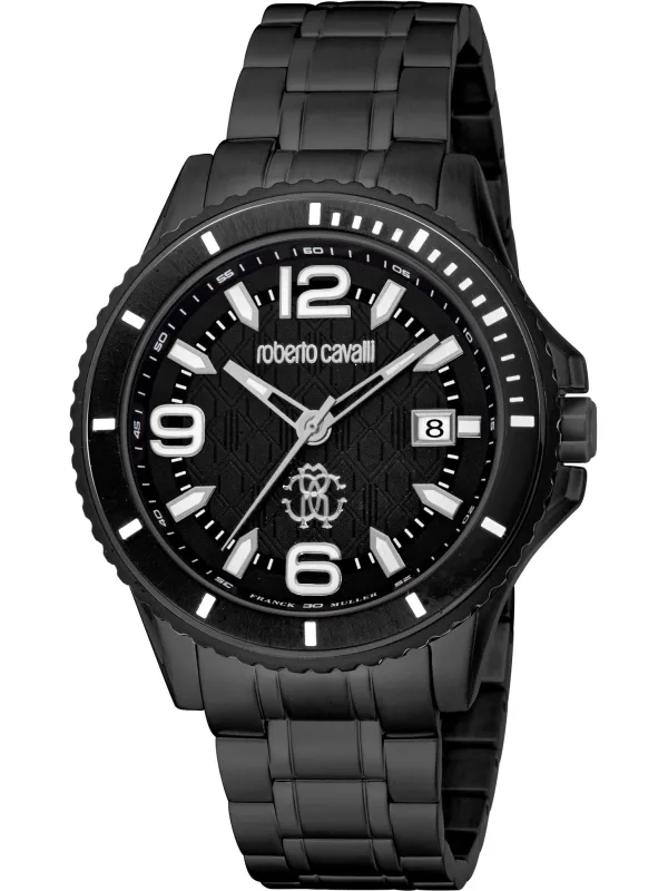 Schwarze Keramik Roberto Cavalli Uhr Schwarze Keramik Roberto Cavalli Uhr