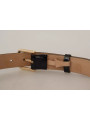 Belts Black Leather Gold Metal Logo Engraved Buckle Belt 1.120,00 € 8052145332173 | Planet-Deluxe