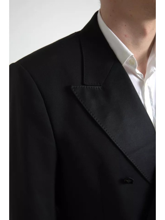 Blazers Black Double Breasted Cropped Blazer SICILIA 5.480,00 € 8051200304452 | Planet-Deluxe