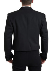 Blazers Black Double Breasted Cropped Blazer SICILIA 5.480,00 € 8051200304452 | Planet-Deluxe