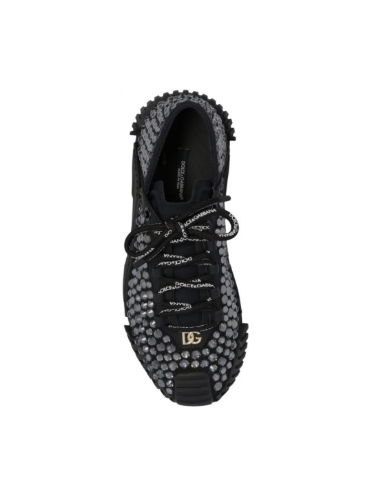 Sneakers Black Cotton Sneaker 1.990,00 € 8052145712517 | Planet-Deluxe