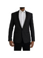 Blazers Black Jacquard MARTINI Single Breasted Coat Blazer 3.860,00 € 8057001384716 | Planet-Deluxe