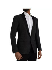 Blazers Black Jacquard MARTINI Single Breasted Coat Blazer 3.860,00 € 8057001384716 | Planet-Deluxe
