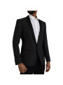 Blazers Black Jacquard MARTINI Single Breasted Coat Blazer 3.860,00 € 8057001384716 | Planet-Deluxe