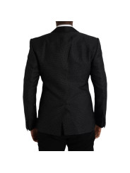 Blazers Black Jacquard MARTINI Single Breasted Coat Blazer 3.860,00 € 8057001384716 | Planet-Deluxe