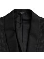 Blazers Black Jacquard MARTINI Single Breasted Coat Blazer 3.860,00 € 8057001384716 | Planet-Deluxe