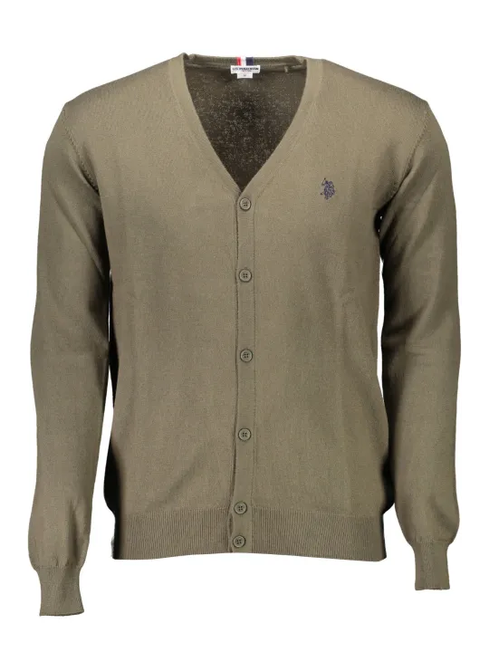 "U.S. POLO Startseite im Sale | US POLO GRÜN HERREN CARDIGAN online kaufen"|Planet-Deluxe