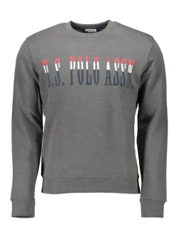 "US Polo Graues Sweatshirt - Stilvoll & Bequem"