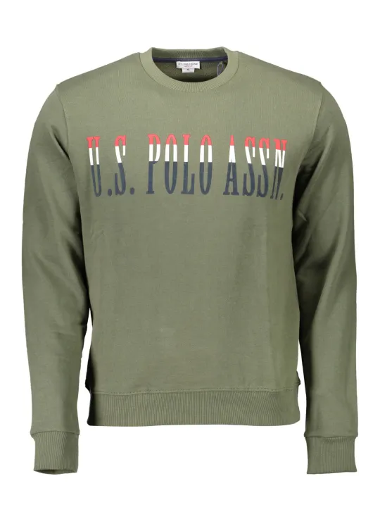 "U.S. POLO Startseite im Sale | US POLO SWEATSHIRT OHNE REISSVERSCHLUSS HERREN GRÜN online kaufen"|Planet-Deluxe