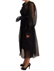 Dresses Black Mesh Crystal Long Sleeves Dress 4.110,00 € 8050249428808 | Planet-Deluxe