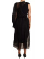 Dresses Black Mesh Crystal Long Sleeves Dress 4.110,00 € 8050249428808 | Planet-Deluxe