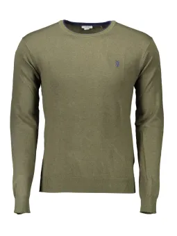 Klassischer U.S. Polo Pullover in Waldgrün - Zeitlos & Elegant