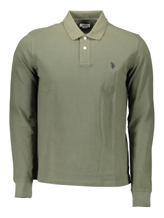 "U.S. POLO Startseite im Sale | US POLO SHIRT LANGARM HERREN GRÜN online kaufen"|Planet-Deluxe