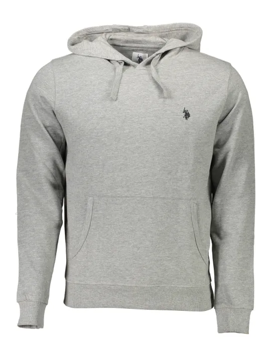 "U.S. POLO Sweatshirts im Sale | US Polo Hoodie Grau Komfort online kaufen"|Planet-Deluxe