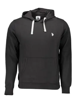 "US POLO Kapuzen-Sweatshirt Schwarz – Stilvoll & Bequem"