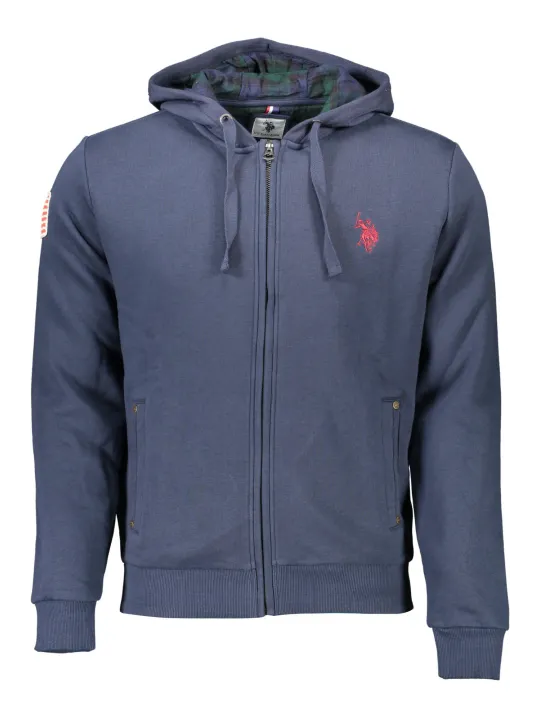 "U.S. POLO Sweatshirts im Sale | US Polo Classic Hoodie Grau mit Weißem Streifen online kaufen"|Planet-Deluxe
