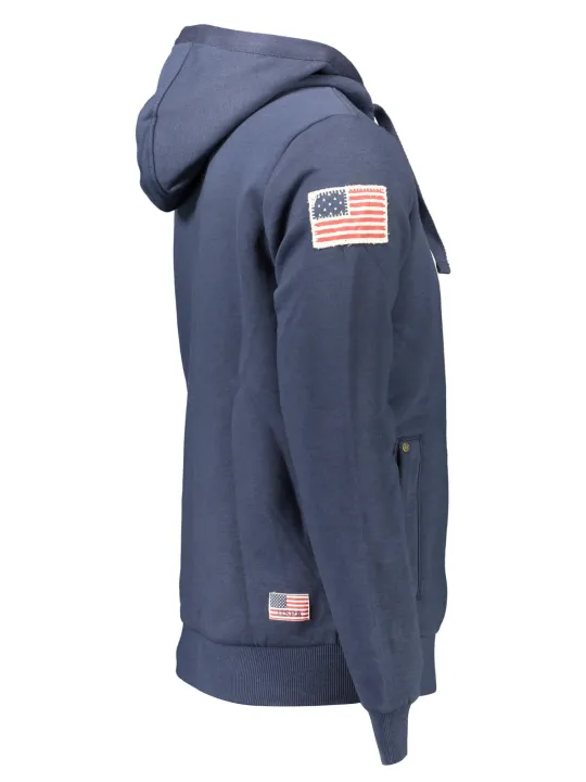 "U.S. POLO Sweatshirts im Sale | US Polo Classic Hoodie Grau mit Weißem Streifen online kaufen"|Planet-Deluxe
