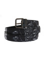 Belts Elegant Floral Patterned Men's Luxury Belt 860,00 € 8058696614867 | Planet-Deluxe