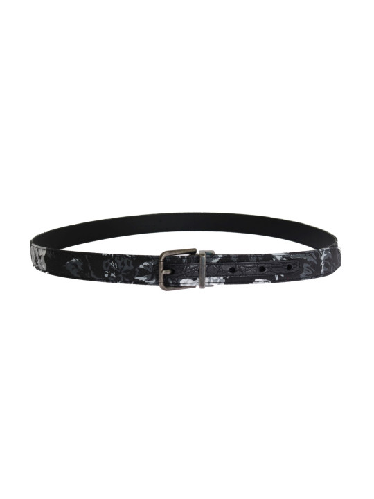 Belts Elegant Floral Patterned Men's Luxury Belt 860,00 € 8058696614867 | Planet-Deluxe