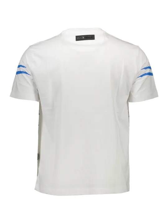 "Plein Sport T-Shirts im Sale | PLEIN SPORT WEISSES KURZARM-T-SHIRT FÜR HERREN online kaufen"|Planet-Deluxe