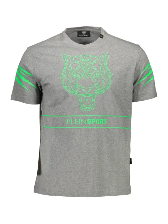 "Plein Sport Startseite im Sale | PLEIN SPORT KURZARM T-SHIRT HERREN GRAU online kaufen"|Planet-Deluxe