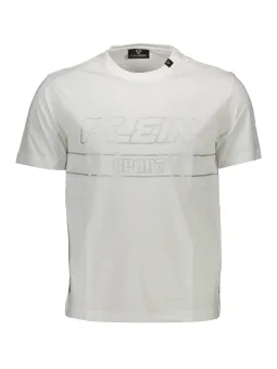 "Plein Sport Weißes Statement-Shirt – Stilvolles T-Shirt"