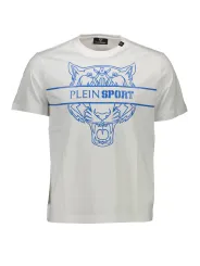 "Plein Sport T-Shirts im Sale | Plein Sport Weißes Tigerkopf T-Shirt online kaufen"|Planet-Deluxe