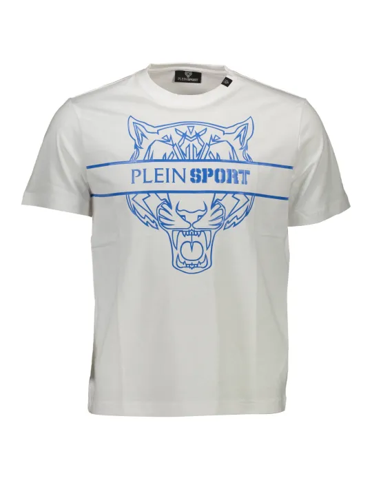 "Plein Sport T-Shirts im Sale | Plein Sport Weißes Tigerkopf T-Shirt online kaufen"|Planet-Deluxe