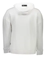 "Plein Sport Sweatshirts im Sale | Plein Sport Weißer Hoodie mit Logo und Flammenprint online kaufen"|Planet-Deluxe