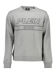 "Plein Sport Startseite im Sale | PLEIN SPORT SWEATSHIRT OHNE REISSVERSCHLUSS HERREN GRAU online kaufen"|Planet-Deluxe